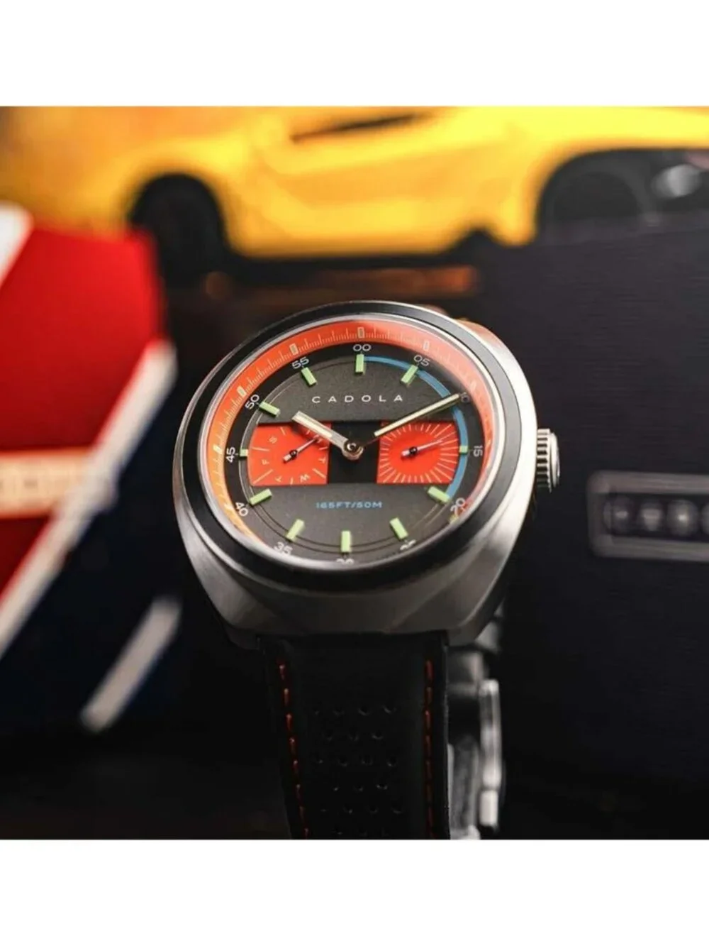 NWT Cadola Giulia GMT Quartz Grey Dial Men's Watch